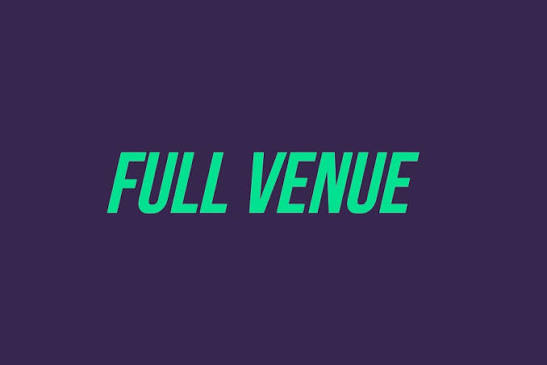 Full Venue logo on its original violet background